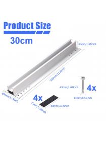 TEOV Solarmodul Halterung 30CM, Alu Solarpanel Halterung, PV Solar Trapezblech Montage Set